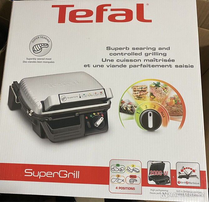 Tefal Supergrill GC-450B32 электрлік гриль  Алматы - изображение 7