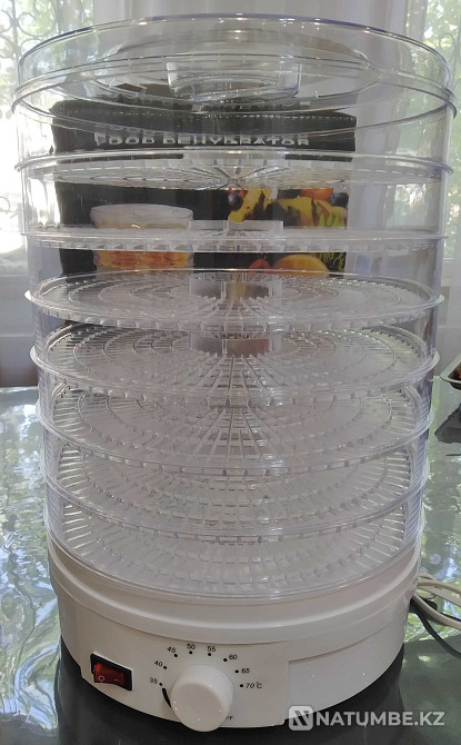 Көкөністер мен жемістерге арналған тұрмыстық кептіргіш FD770 7 деңгейлі; 350 Вт  Алматы - изображение 1