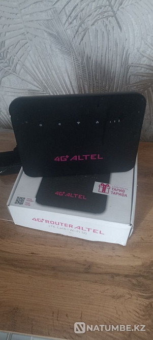 Selling Altel 4g router; SIM card under warranty Almaty - photo 1