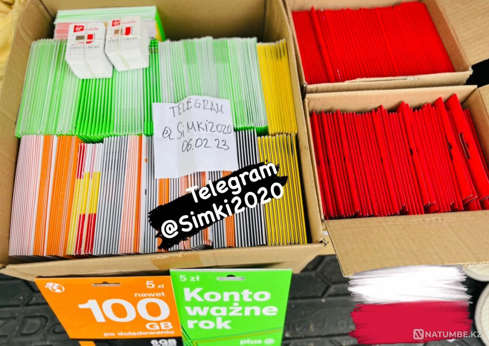 European SIM cards (Poland; Britain; Germany; Italy) Almaty - photo 1