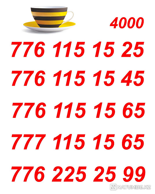 Beeline VIP Numbers for your business card Almaty - photo 1