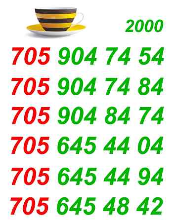 GSM Номера. Сим карты Билайн. Almaty