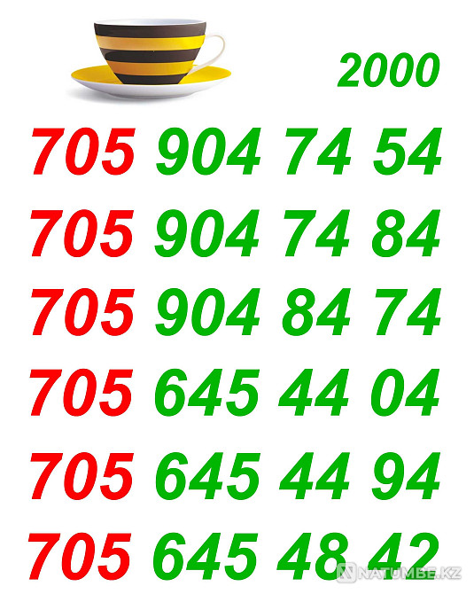 GSM Numbers. Beeline SIM cards. Almaty - photo 3