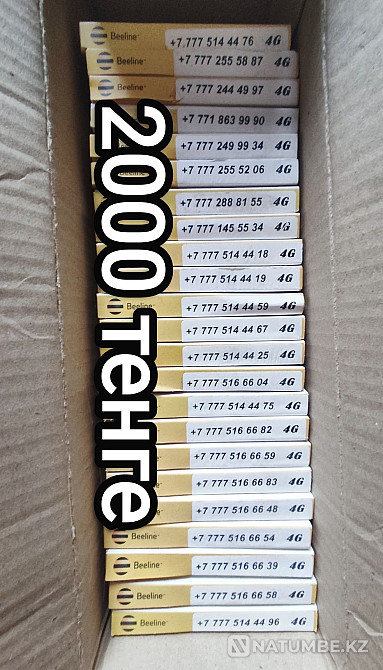 Beeline; vip numbers; vip; beautiful room; cool; beautiful SIM numbers Almaty - photo 2