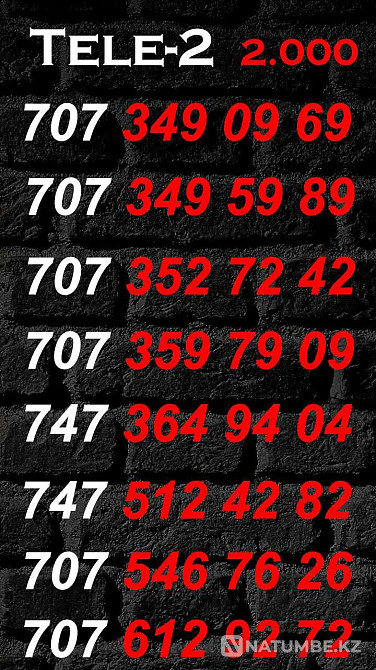 Tele2 paired numbers Almaty - photo 2