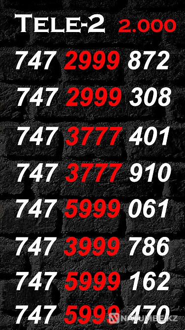 Tele2 paired numbers Almaty - photo 6