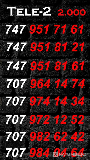Tele2 paired numbers Almaty - photo 4