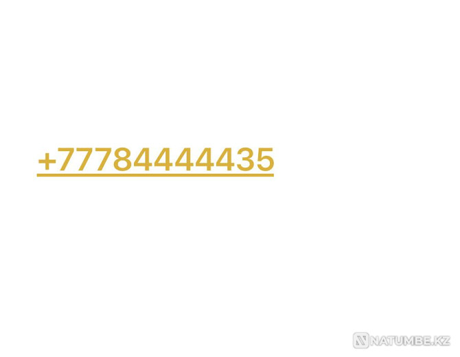 Selling VIP number Active Almaty - photo 1