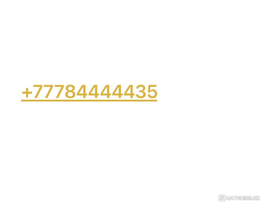 Selling VIP number Active Almaty - photo 1