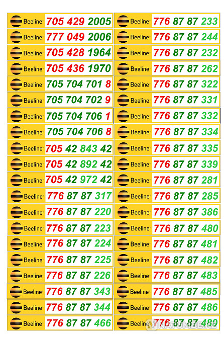 GSM Numbers Beeline and Tele 2. Almaty - photo 3