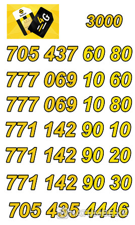 GSM нөмірлері. Beeline SIM карталары.  Алматы - изображение 4