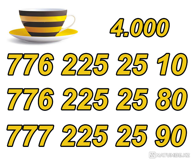 GSM нөмірлері. Beeline SIM карталары.  Алматы - изображение 2