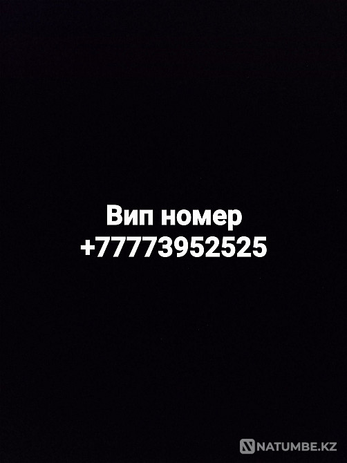 Selling VIP number Almaty - photo 1