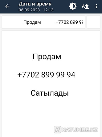 VIP number of Satylady Almaty - photo 1
