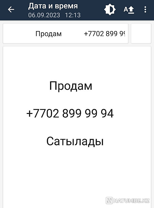 VIP number of Satylady Almaty - photo 1