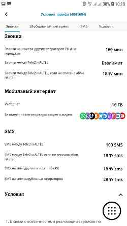Сим зеркальный номер тариф1345 Almaty