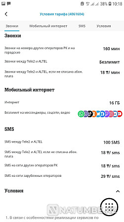 Sim mirror number tariff 1345 Almaty - photo 3