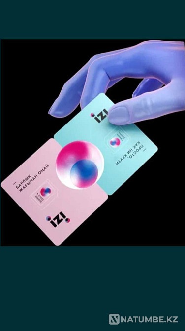SIM card with number Almaty - photo 1