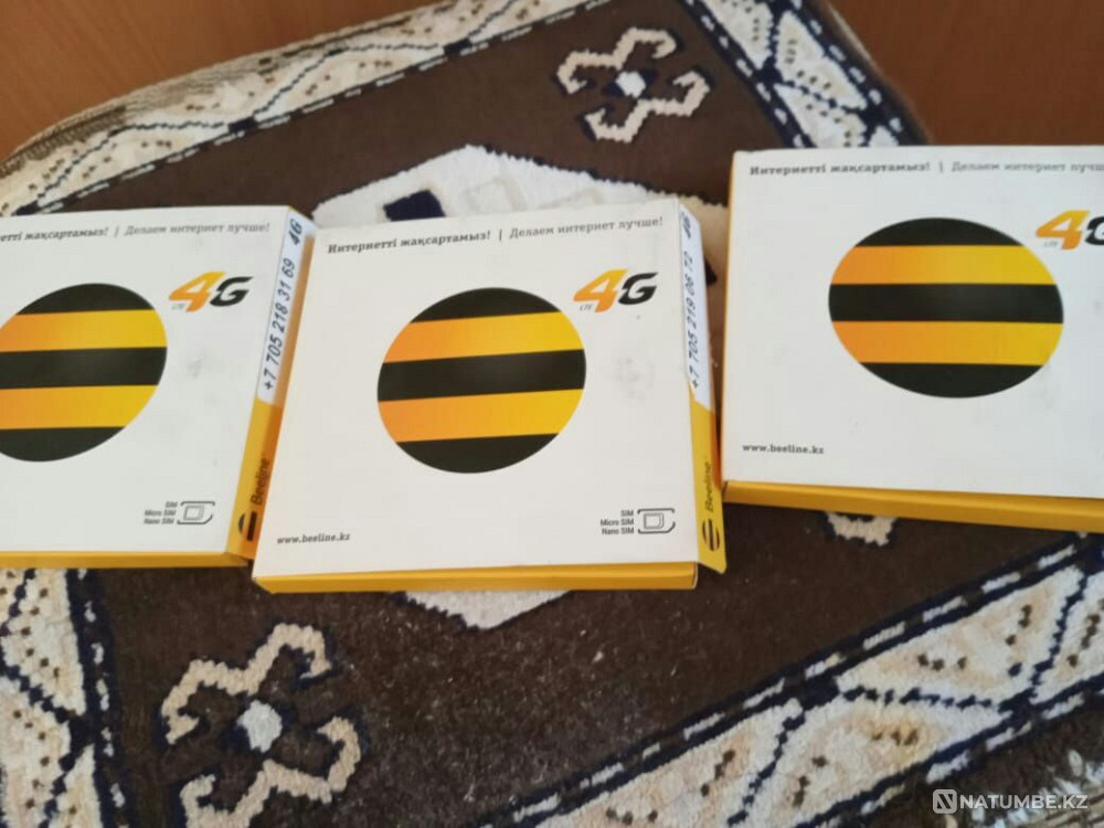 Beeline SIM cards; for phones; ;there are no units on the account Almaty - photo 3