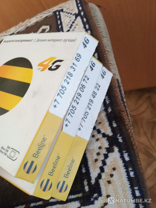 Beeline SIM cards; for phones; ;there are no units on the account Almaty - photo 2