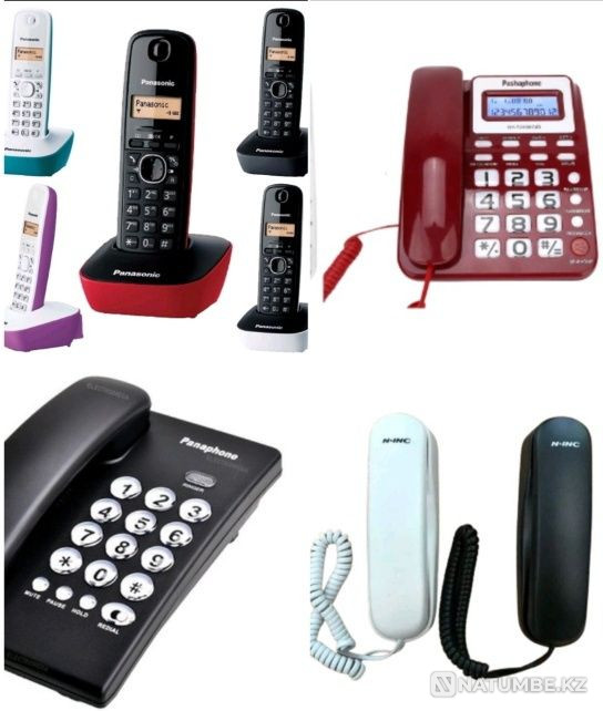 Landline phone. Phones. Huge selection. Wholesale and Retail. Almaty - photo 1