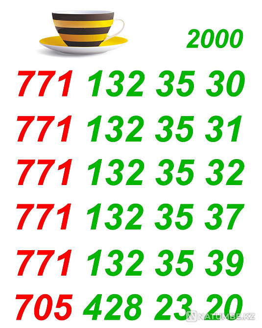 GSM Numbers. Beeline SIM cards. Almaty - photo 3