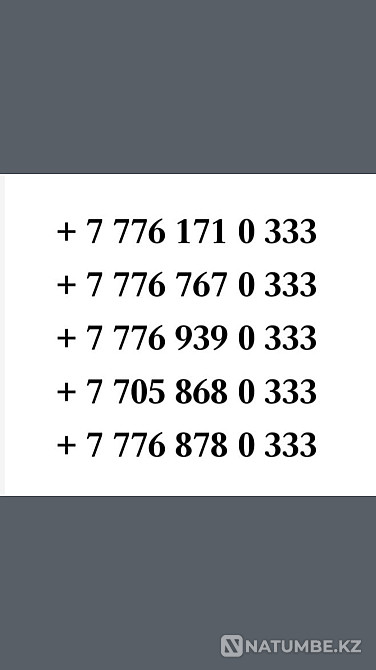 Beautiful Beeline numbers for sale Almaty - photo 2