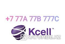 Number Kcell+7 77A 77B 777C Almaty - photo 1