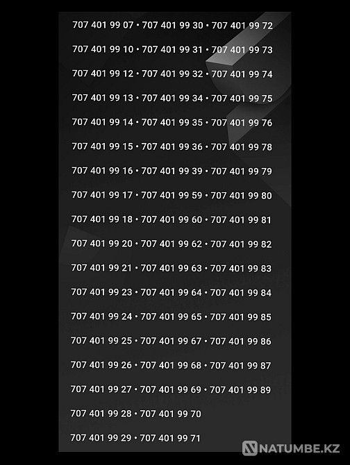 Beautiful numbers tele2 new Almaty - photo 2