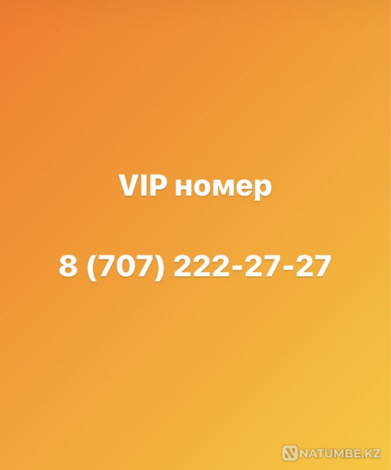 VIP SIM card Almaty - photo 1