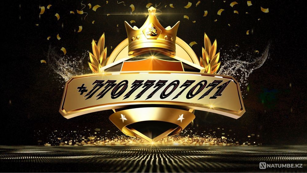 Selling vip Tele2 number Almaty - photo 1