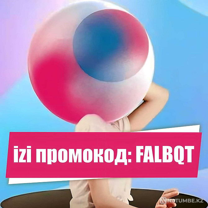 SIM картасы izi (оңай) + 30 ГБ + 5 ГБ. Промокод: FALBQT  Алматы - изображение 1