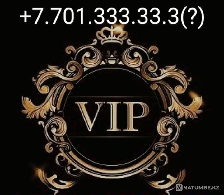 Selling VIP asset number Almaty - photo 1