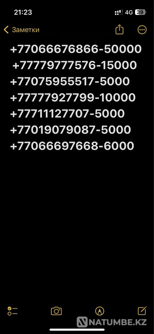 Selling numbers Almaty - photo 1
