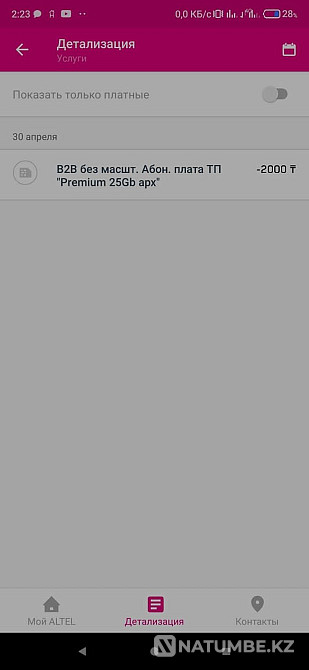 Active number with archived tariff real unlimited S Almaty - photo 5