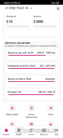 Продам сим карту. Тариф без ограничений навсегда. Алматы - изображение 1