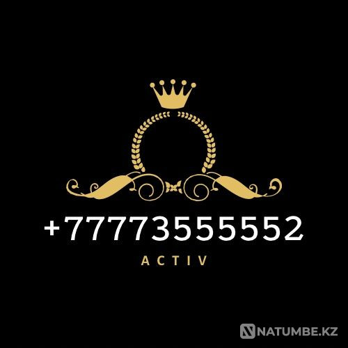 VIP number asset Almaty - photo 1