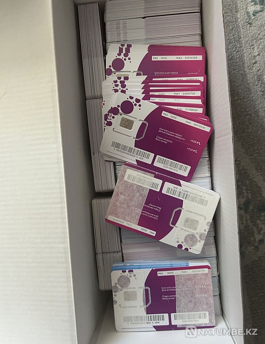 SIM карталарын сату белсенді; SIM картасы белсенді  Алматы - изображение 2