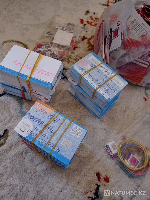 SIM карталарын сату белсенді; SIM картасы белсенді  Алматы - изображение 3