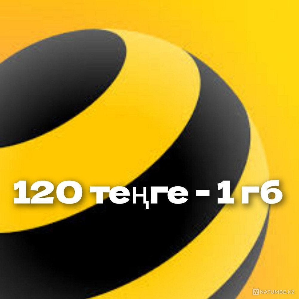 Билайн Казахстан гигабайты по сто двадцать тенге Алматы - изображение 1