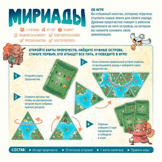 Настольная игра Мириады. Магеллан  Алматы