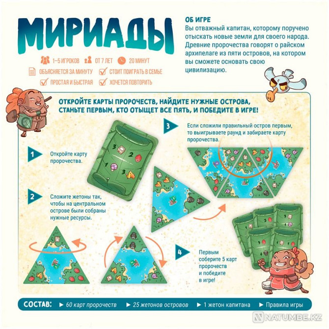 Настольная игра Мириады. Магеллан Алматы - изображение 3