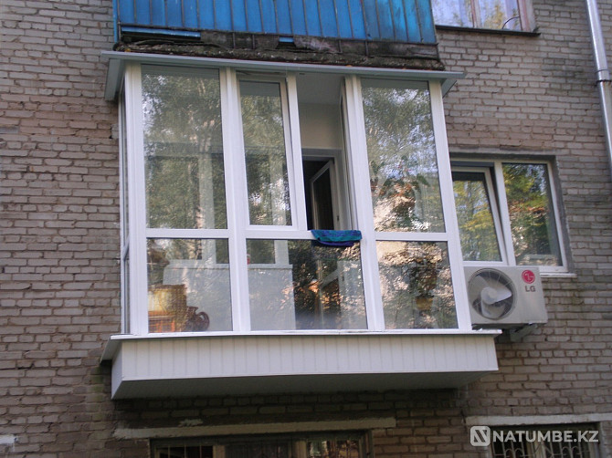 Glazing of balconies and loggias. Low prices Karagandy - photo 4