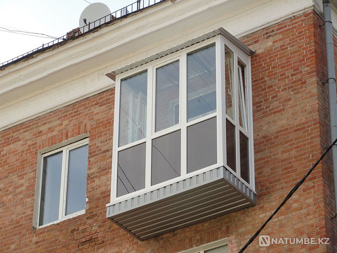 Glazing of balconies and loggias. Low prices Karagandy - photo 2