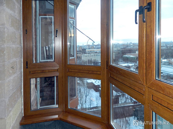 Glazing of balconies and loggias. Low prices Karagandy - photo 1