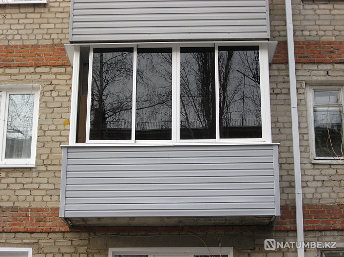 Glazing of balconies and loggias. Low prices Karagandy - photo 3