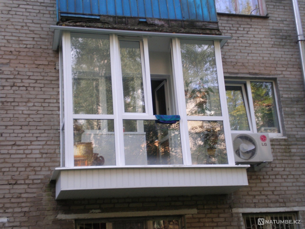 Остекление балконов и лоджии. Низкие цен Караганда - изображение 4
