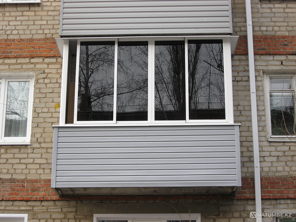 Остекление балконов и лоджии. Низкие цен Караганда - изображение 3