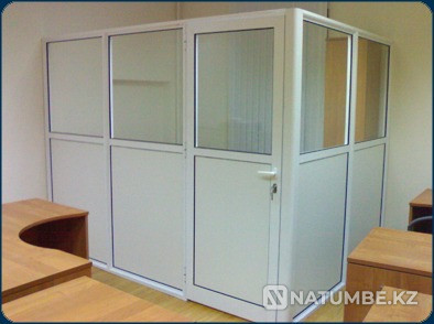 Aluminum and plastic partitions Karagandy - photo 2