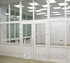 Aluminum and plastic partitions Karagandy - photo 3